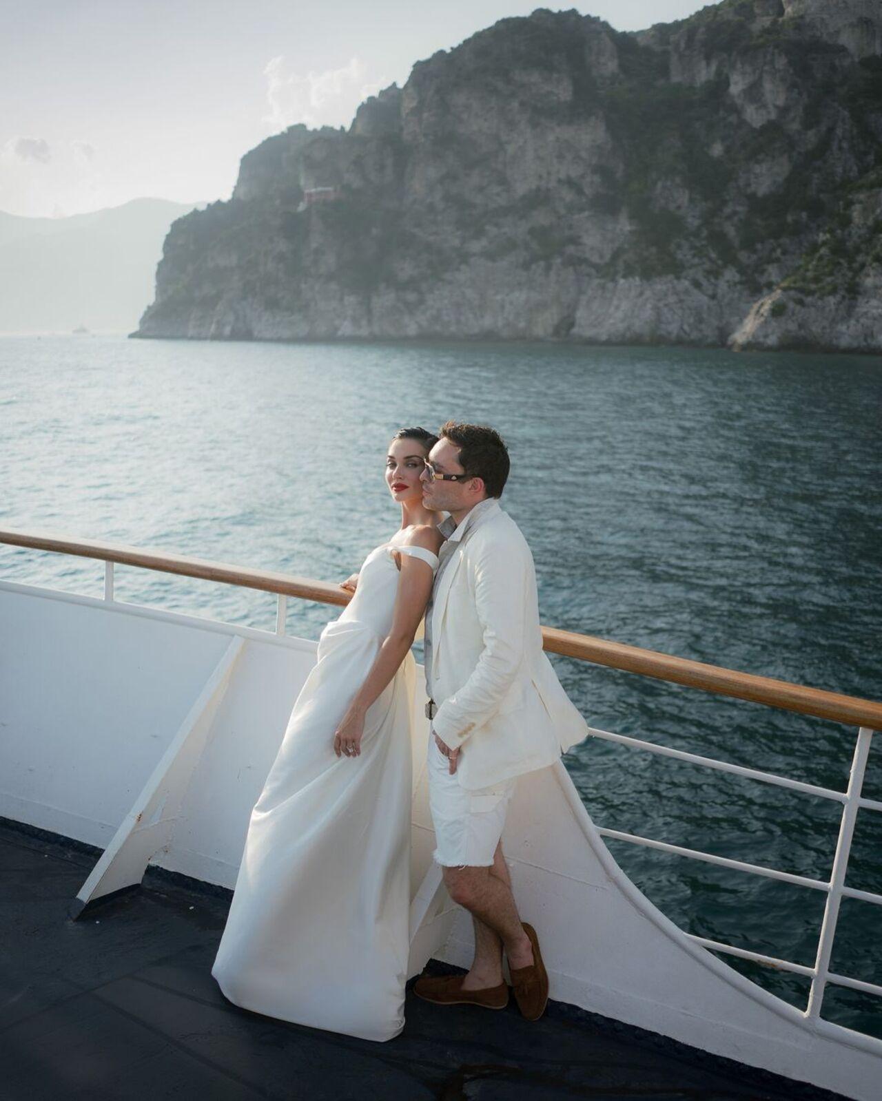 After they exchanged vows, the couple took to Instagram to share pictures from their wedding ceremony. The caption read, 'The journey has just begun'