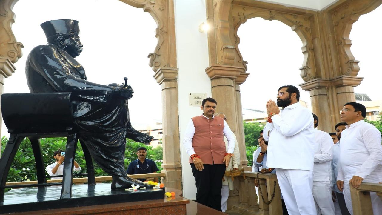 Nagpur: Ajit Pawar absent during Eknath Shinde, Devendra Fadnavis' visit to RSS founder's memorial