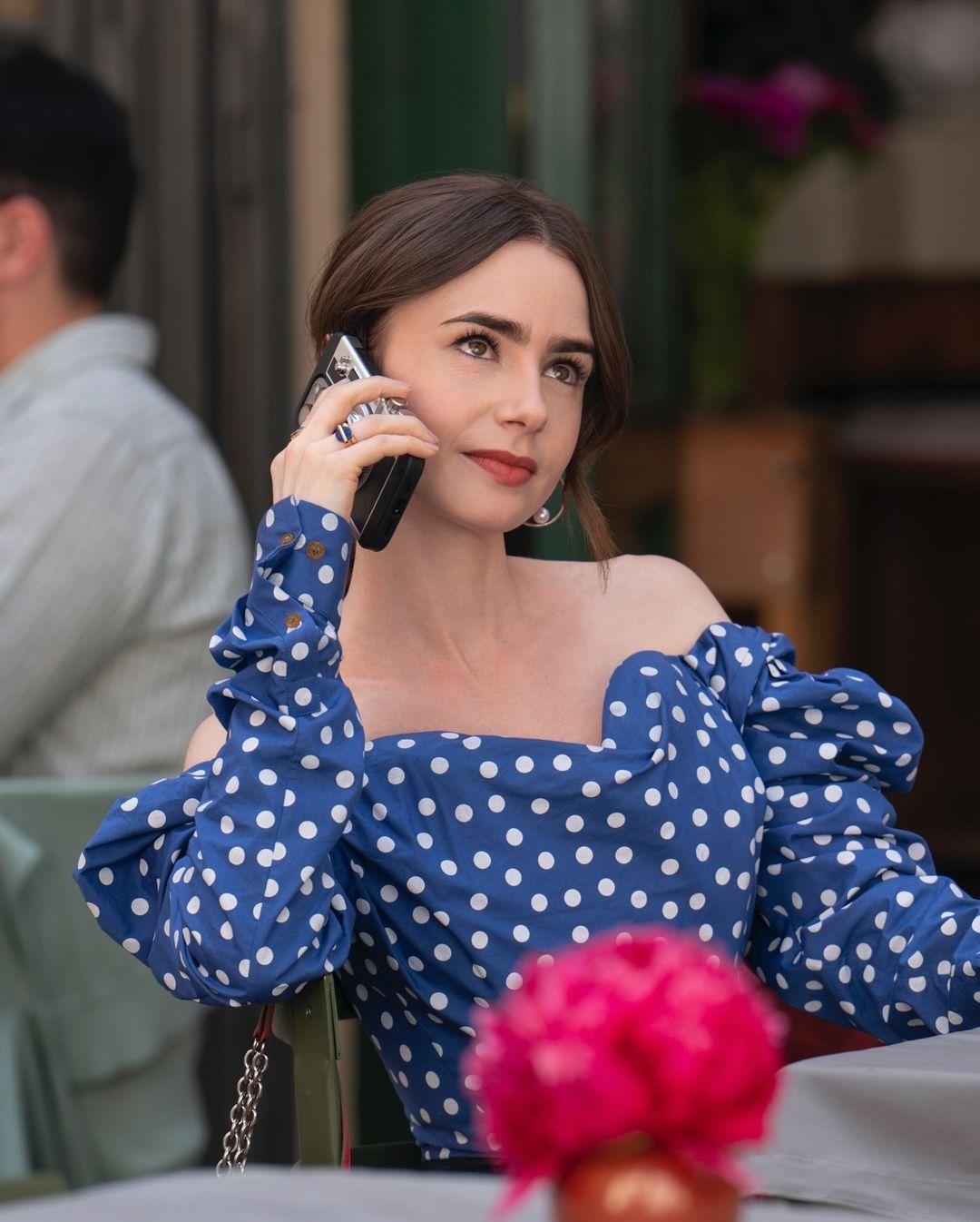 Creator Darren Star sees a connection between Lily Collins and Audrey Hepburn.