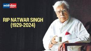 Natwar Singh, former external affairs minister passes away at 93 - Watch video