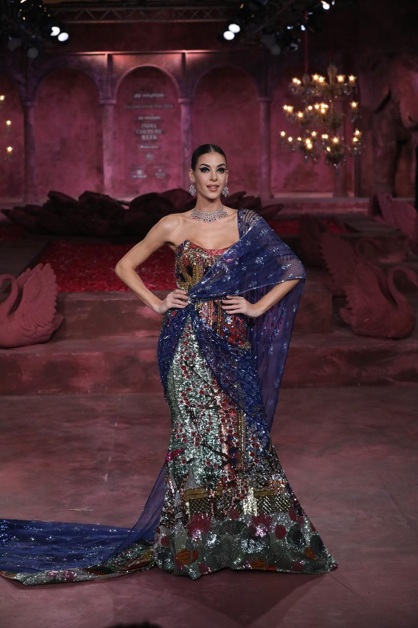 This collection celebrates the rich diversity and vivid hues defining our culture and tradition. 