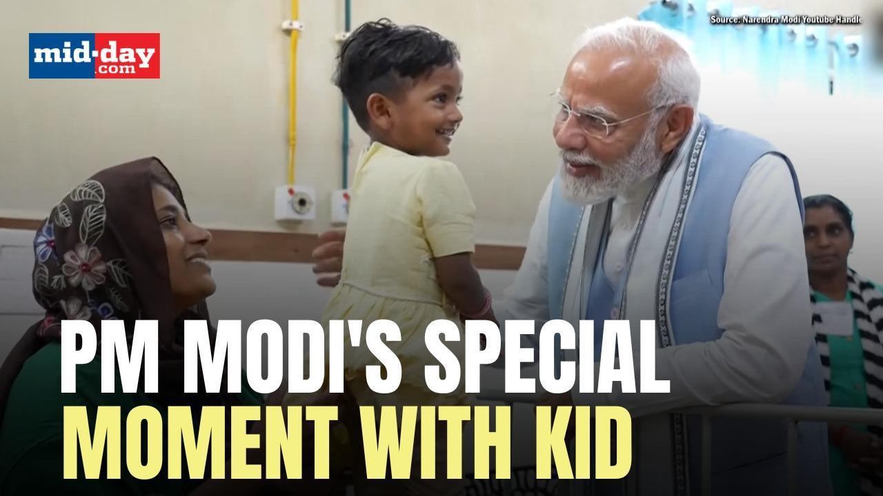 Watch Video: PM Modi's love for kid in Kerala's Wayanad goes viral