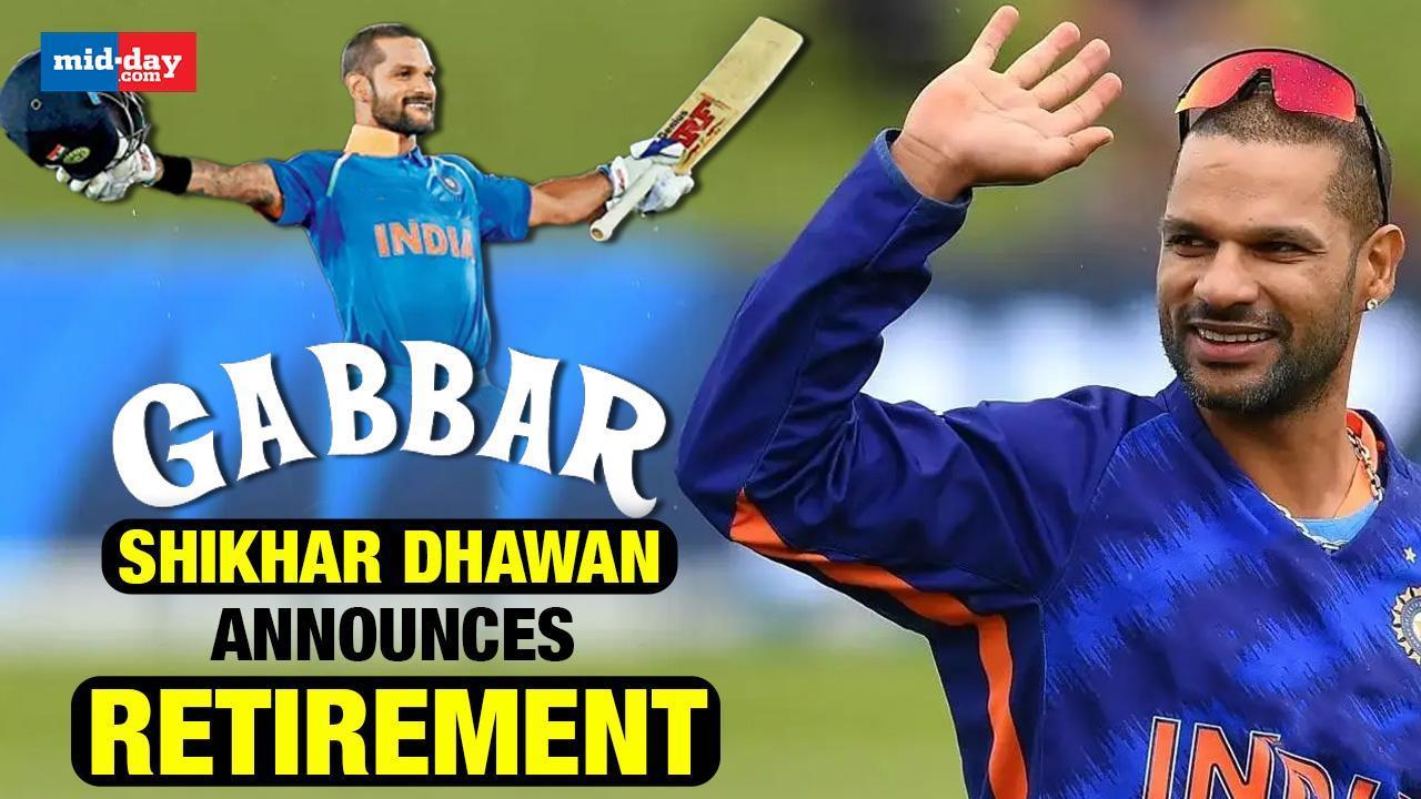 Shikhar Dhawan Retirement: A look back into ‘Gabbar’ Shikhar Dhawan’s journey