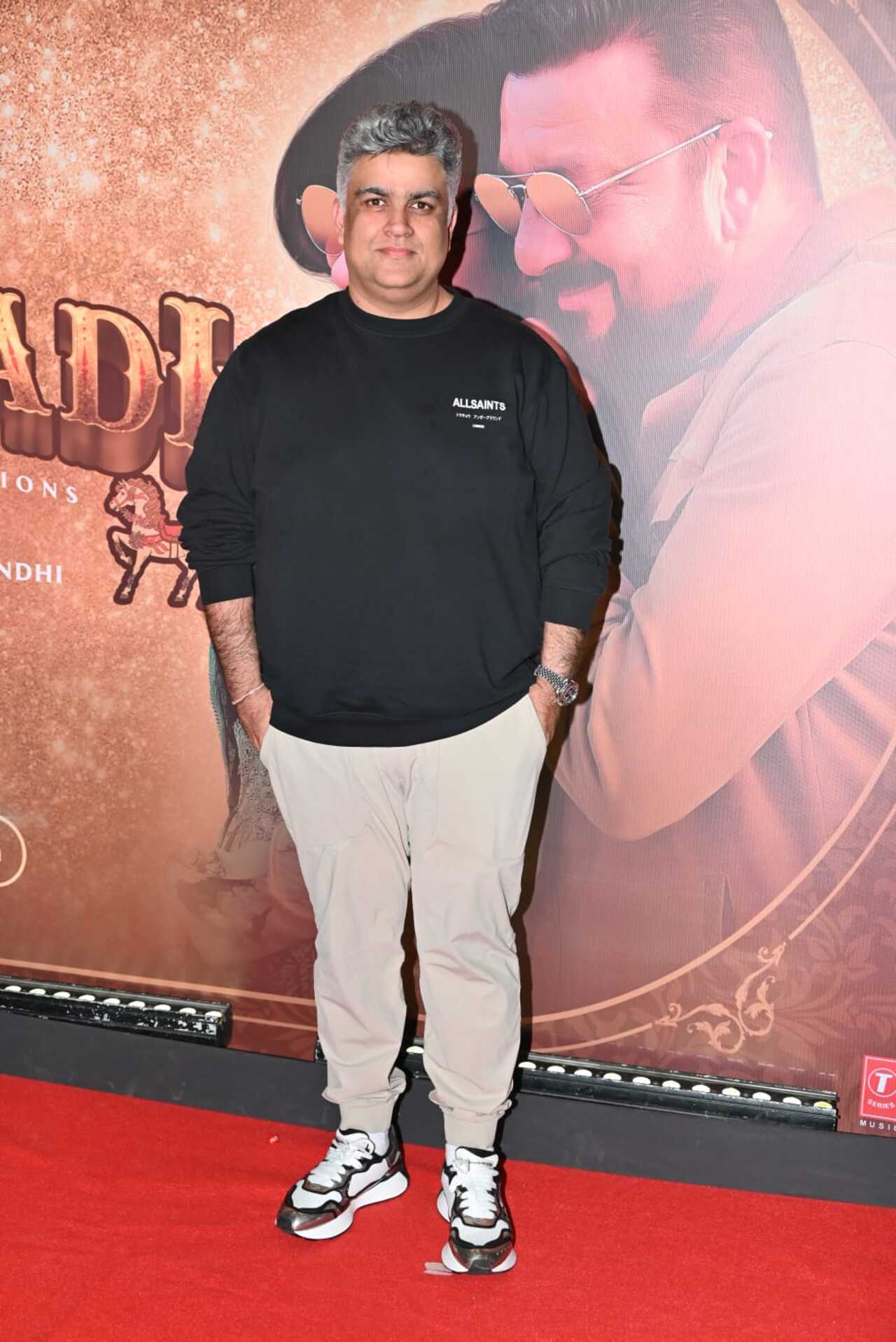 ‘Maharaj’ director Siddharth P Malhotra was also in attendance at the screening. 