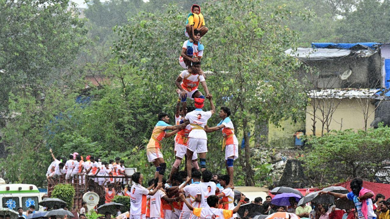 The Dahi Handi celebrations, especially those sponsored by prominent politicians, attracted large crowds, leading to significant traffic disruptions. The BEST had to divert or short-terminate 55 bus routes across the city due to congestion.