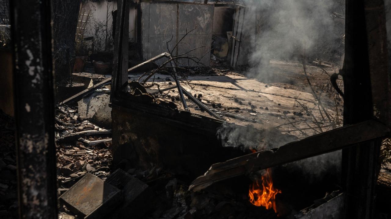 The Marathon area was the site of a famous battle between Greeks and Persians in 490 BC and hosts a museum and archaeological site, but there were no immediate reports of damage from the blaze to either