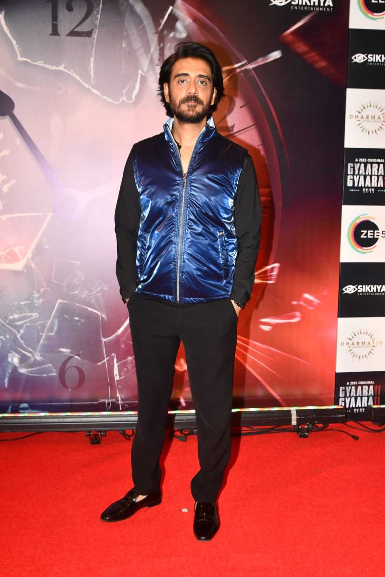 ‘Animal’ actor Saurabh Sachdeva also graced the screening in a similar outfit as Sanya’s. 