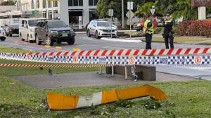 IN PHOTOS: Helicopter crashes on hotel roof in Australia
