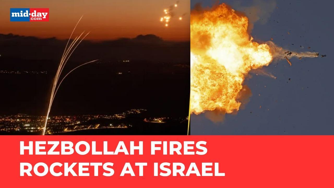  Hezbollah launches 300 rockets in Israel, panic grips Israel - Watch