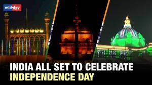 Independence Day 2024: Govt buildings illuminated in Tricolor, stunning visuals!