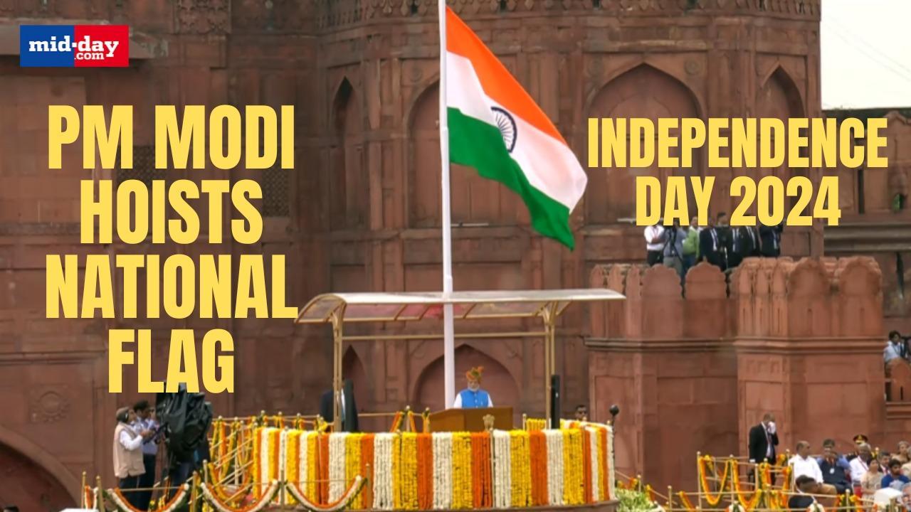 Independence Day 2024: PM Modi hoists National Flag at Red Fort - Watch video