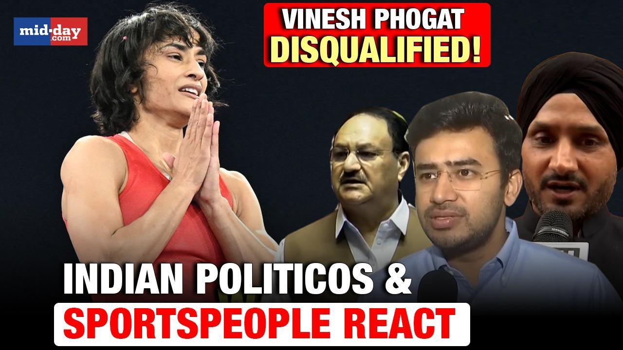  Indian politicos & sportspeople react on Vinesh Phogat's disqualification