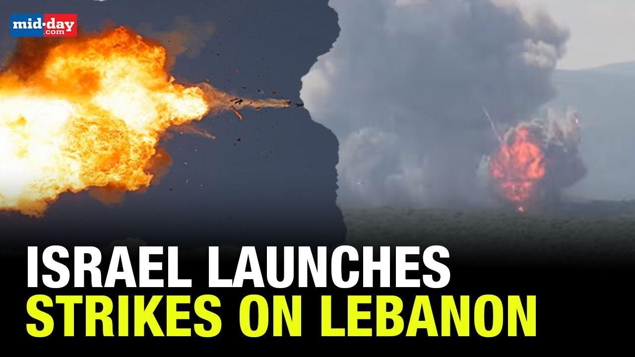  Watch: Israel avenges Hezbollah's strikes, launches attacks on Southern Lebanon