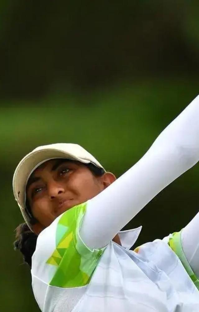 Aditi, coming into Scotland straight from the Paris Olympics, had seven bogeys, a double bogey and no birdies for a 9-over