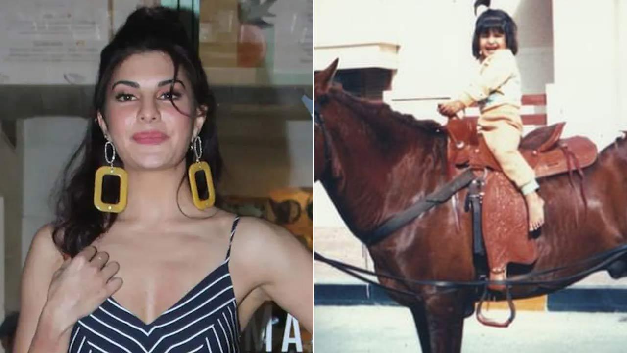 Throwback time! Jacqueline Fernandez gets nostalgic, shares childhood picture