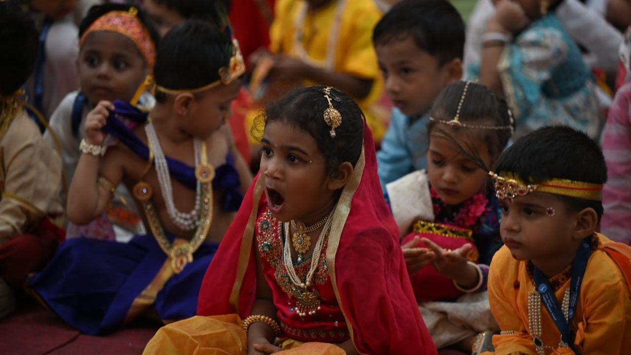 IN PHOTOS: Students at Mumbai's Sane Guruji school celebrate Krishna Janmashtami