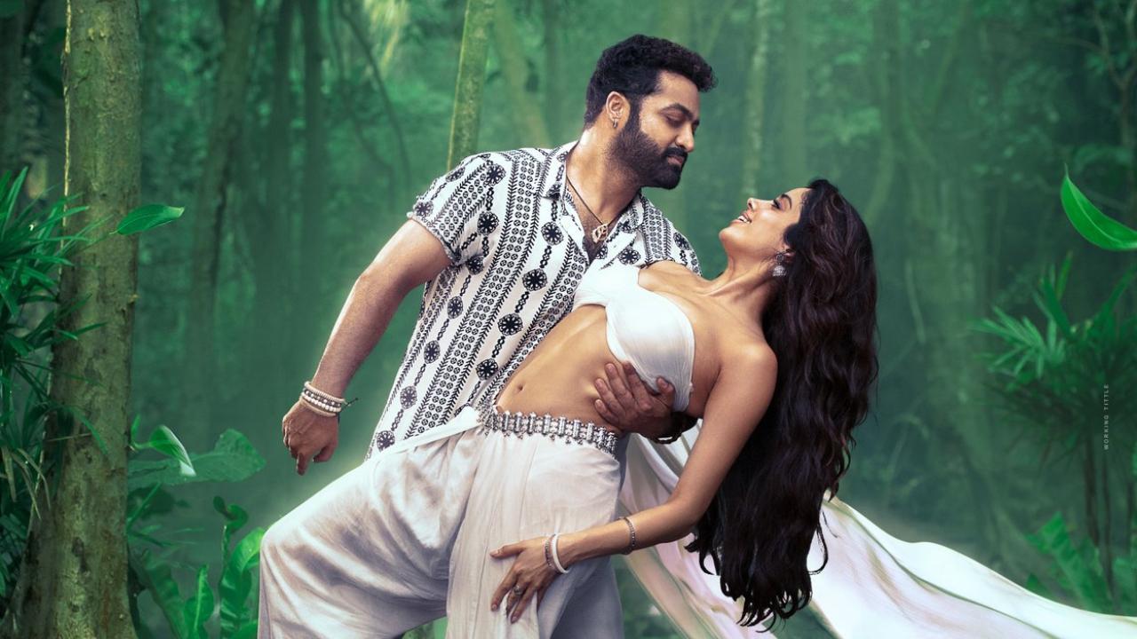 Devara- Part 1: Janhvi Kapoor and Jr NTR make for a dreamy duo in first look poster of new song