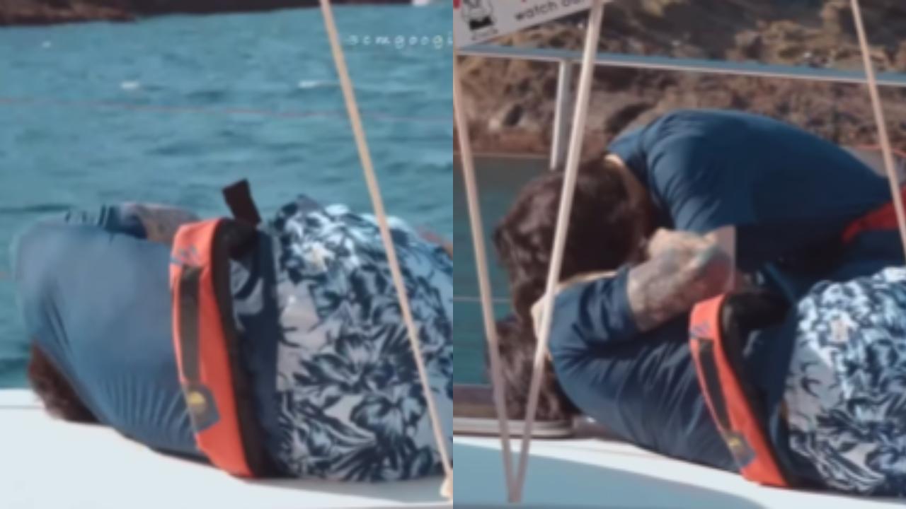 BTS: Jimin pretends to give Jungkook CPR as he hits his head on a railing