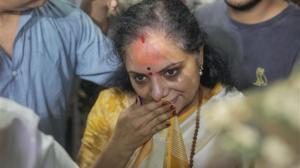 IN PHOTOS: BRS leader K Kavitha released from Tihar Jail after five months