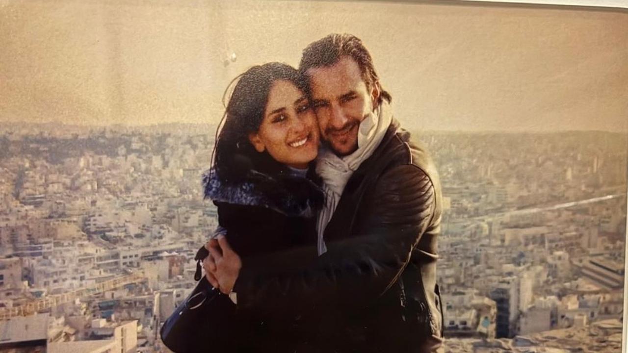 Kareena Kapoor wishes Saif Ali Khan on his birthday with pictures clicked 17 years apart at same place