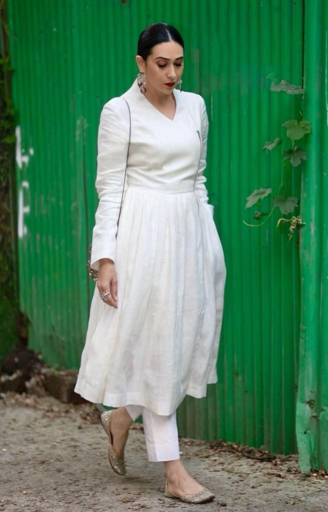 white christmas dresses Karisma Kapoor in Cittali Dress – Elegant Designer Dress for Women – Ranna  Gill