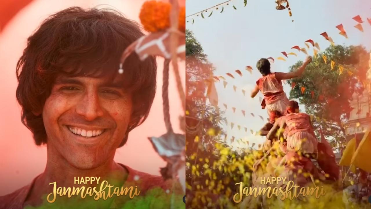 Kartik Aaryan: 'For the first time in my career, shot a Dahi Handi sequence'