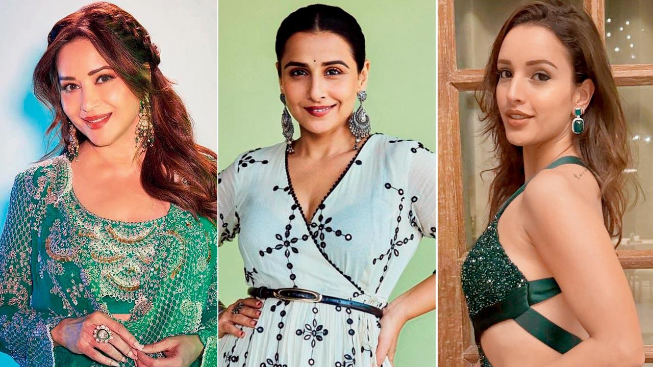  Madhuri Dixit-Nene, Vidya Balan and Triptii Dimri 