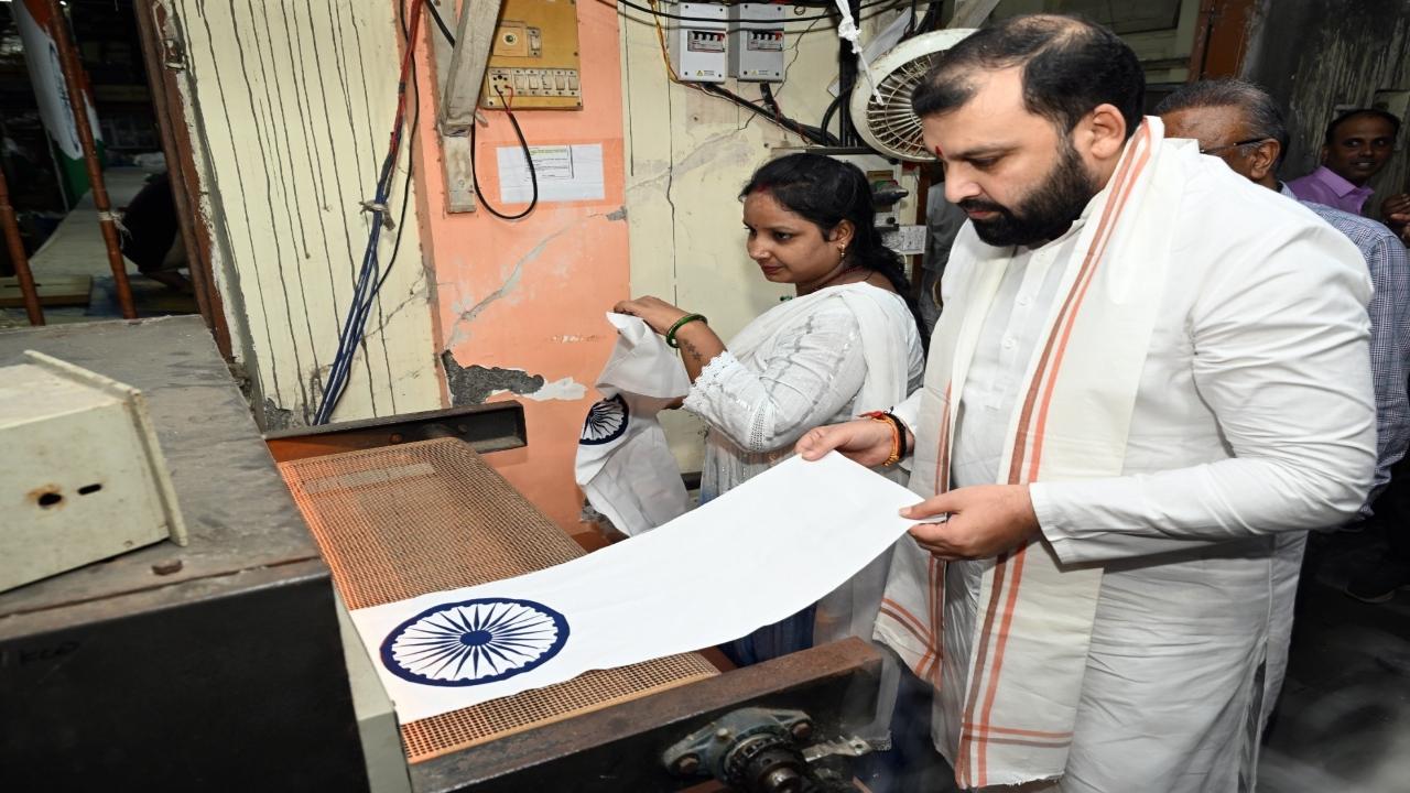 Khadi is a hand-spun and woven natural fibre cloth promoted by Mahatma Gandhi during the Independence movement 