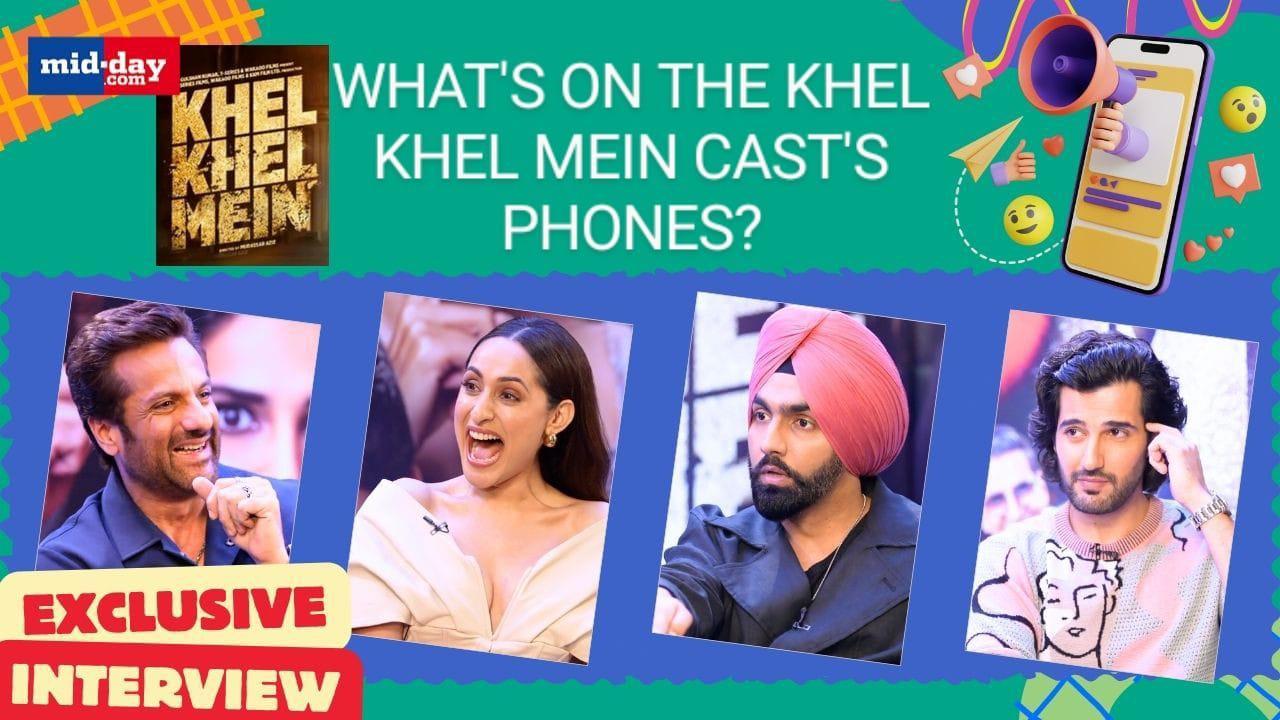 Khel Khel Mein cast shares their phone secrets and exchange quirky compliments!