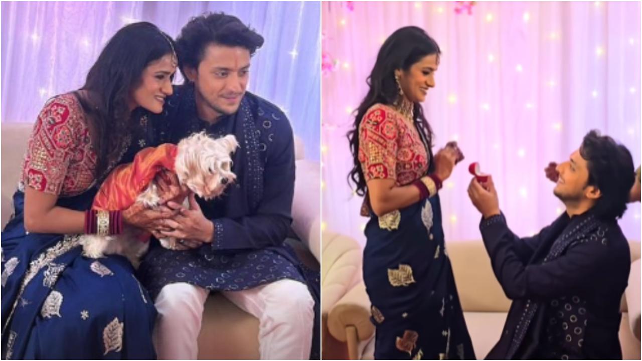 If you are a 90s kid, get ready to feel old. Your favourite Sanju from 'Shakalaka Boom Boom' fame played by Kinshuk Vaidya got engaged to his lady love, Diiksha Nagpal. Scroll down to see pictures from the ceremony. Read full story here