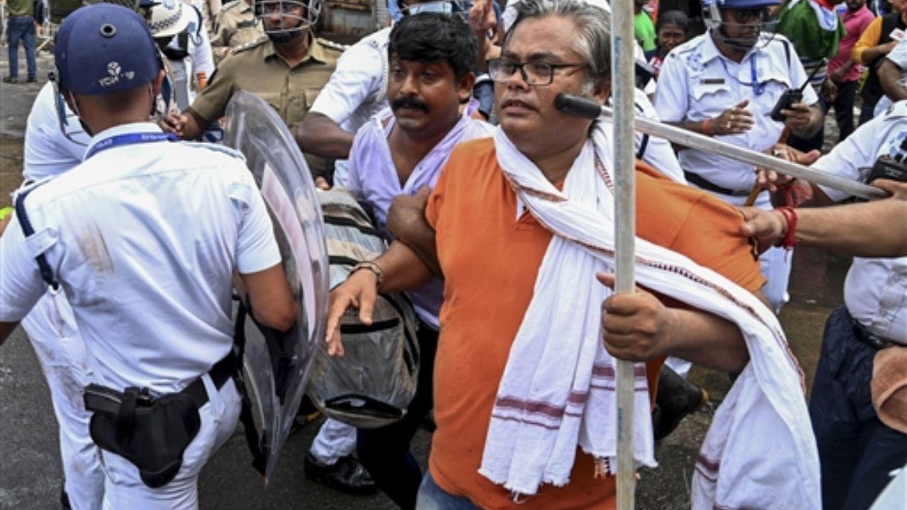 In response to the violent clashes during the 'Nabanna Abhijan', the BJP called for a 12-hour Bengal bandh on Wednesday. The party condemned the police action against the protestors and demanded the resignation of Chief Minister Mamata Banerjee.