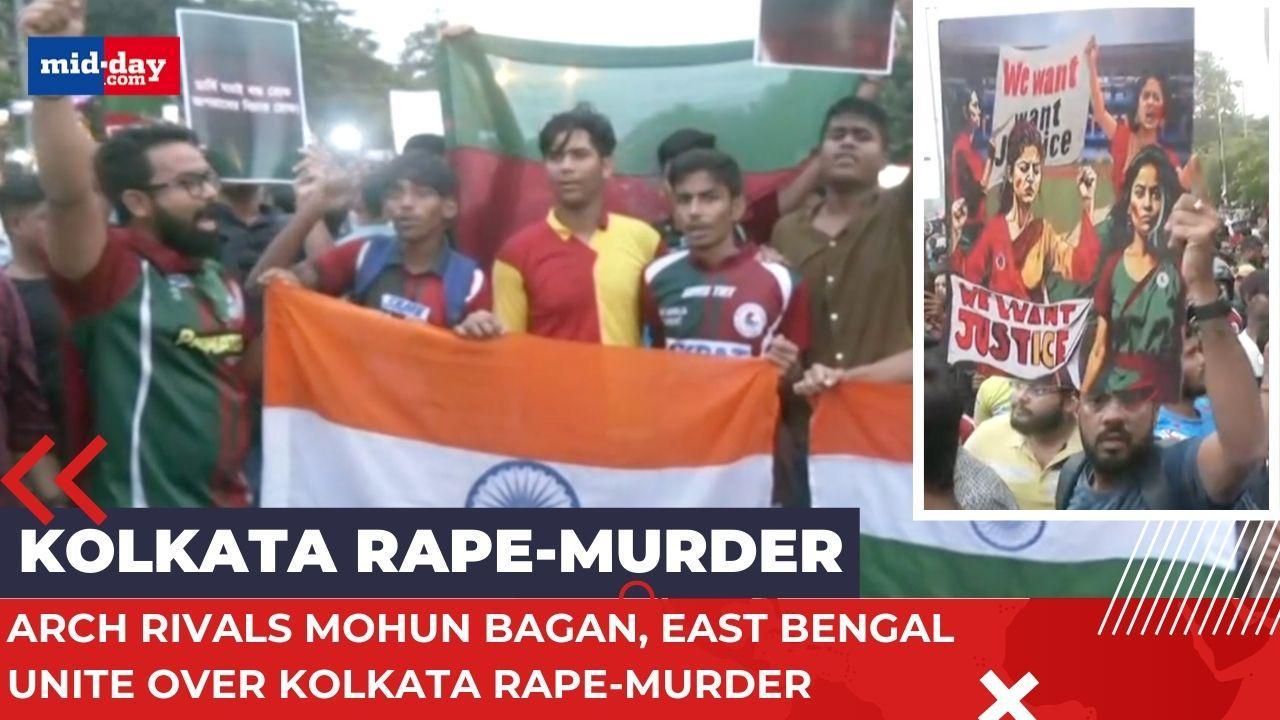 Kolkata doctor rape & murder case: Arch rivals Mohun Bagan, East Bengal protest
