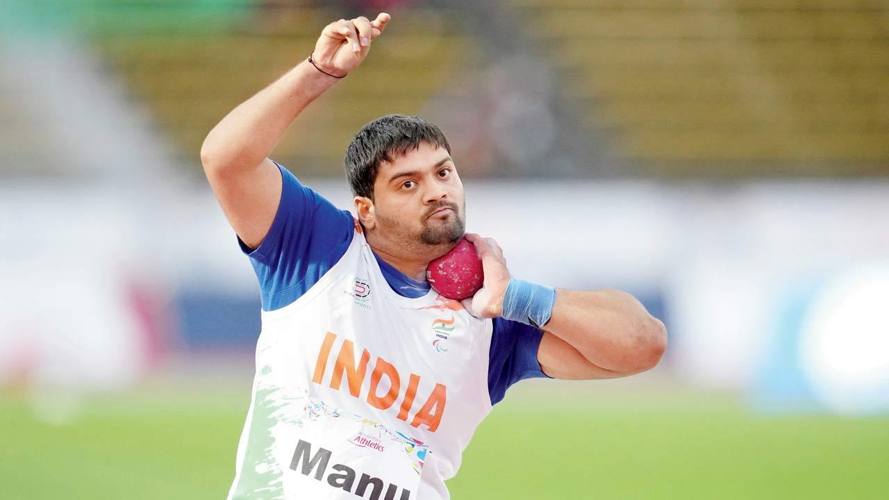 Manu finishes 6th in shot put F37 event