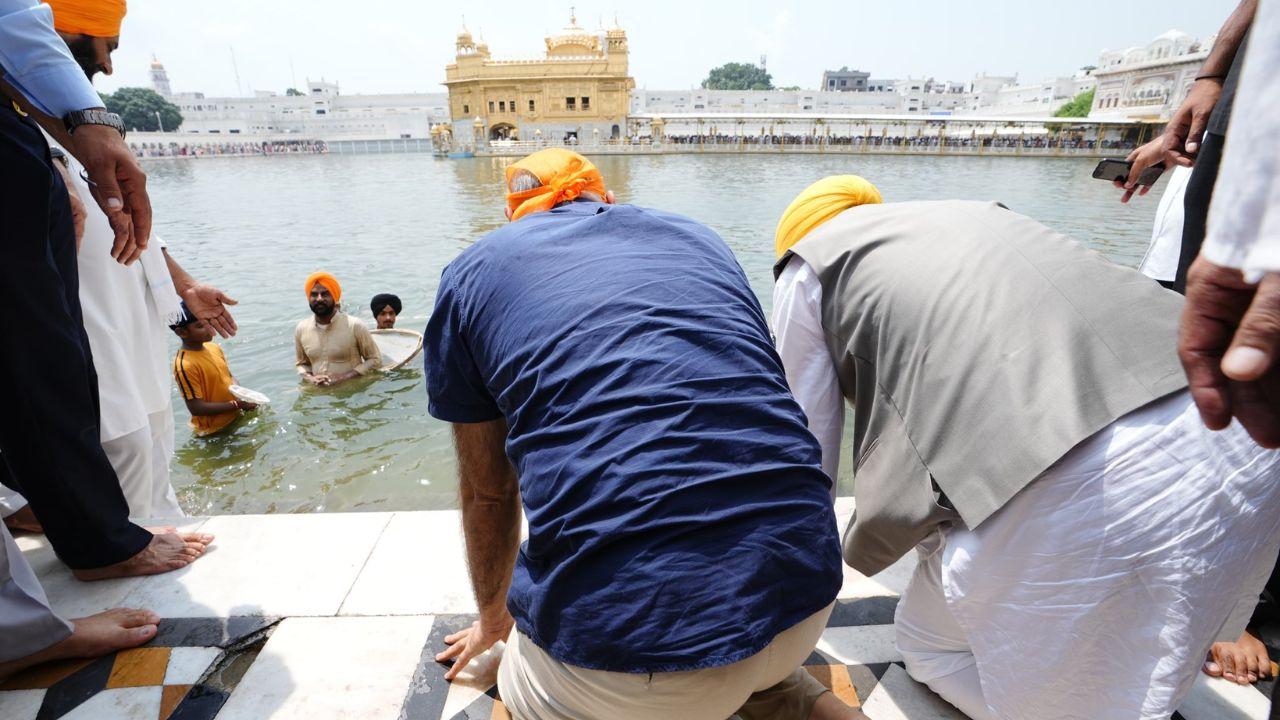 During his visit to the Golden Temple, Sisodia expressed his gratitude to the Almighty for his release on bail. He offered prayers for the victory of truth and justice, recalling his 17-month tenure in Tihar jail, which he described as part of a conspiracy against him.