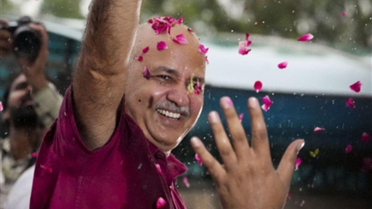 IN PHOTOS: Manish Sisodia receives hero's welcome after release from jail