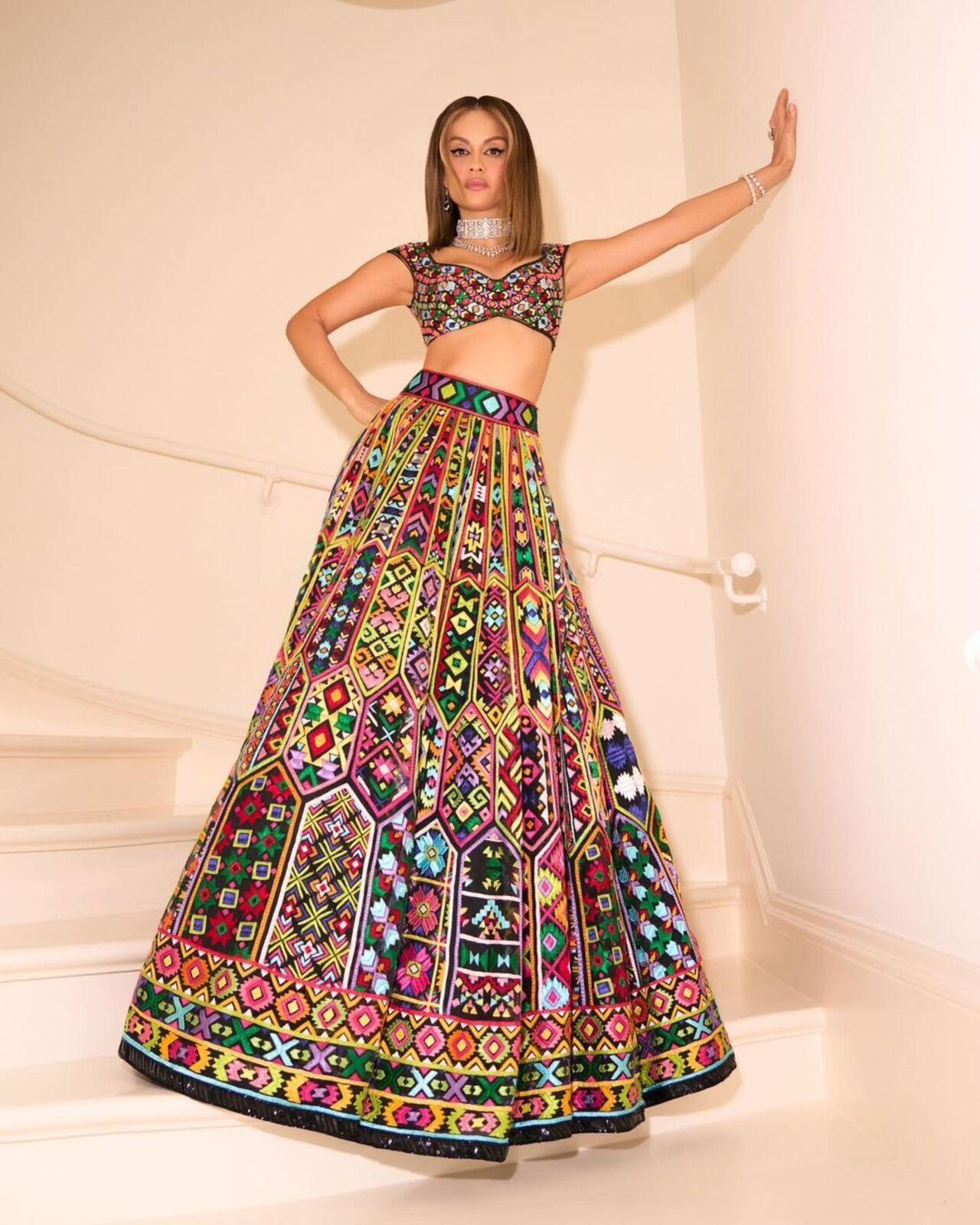 Natasha Poonawalla rocked an intricate and detailed phulkari ensemble handcrafted for over 3800 hours at a charity event in London. This exquisite outfit not only showcases the rich history of this art form originating from Punjab but also highlights its journey to international recognition. 