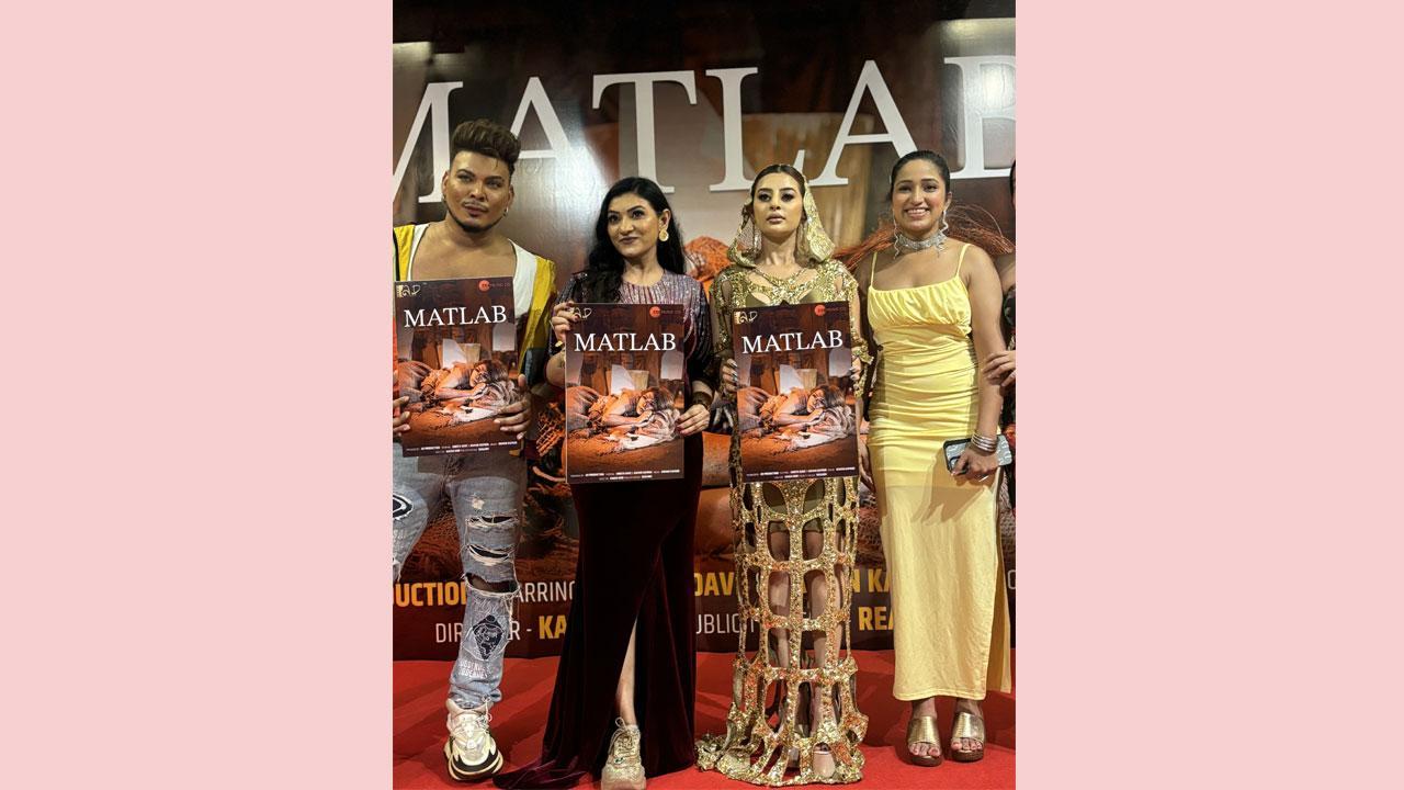 Ankita Dave launches A D Production House at the Premier of her heart wrenching music video 