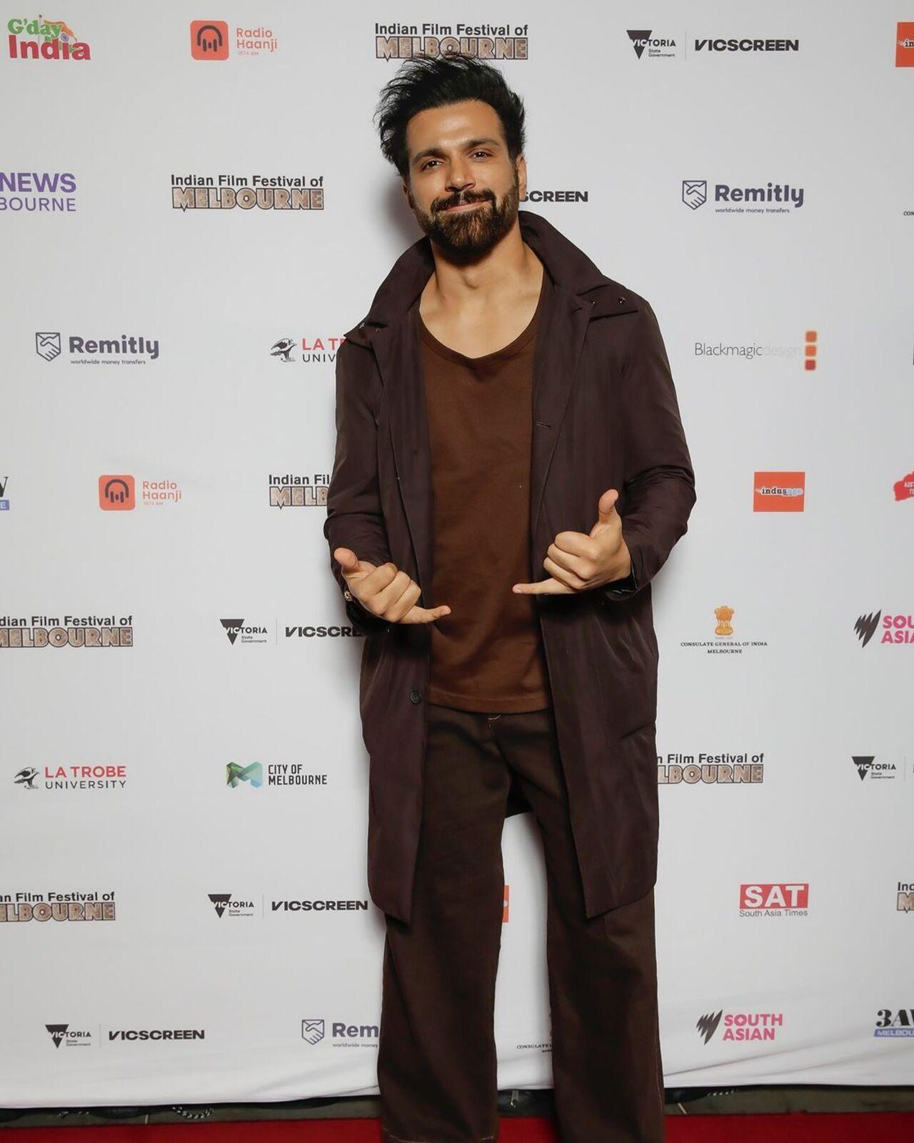 Rithvikk Dhanjani was also at the festival where he watched the film 'Kill' along with lead actor Lakshya