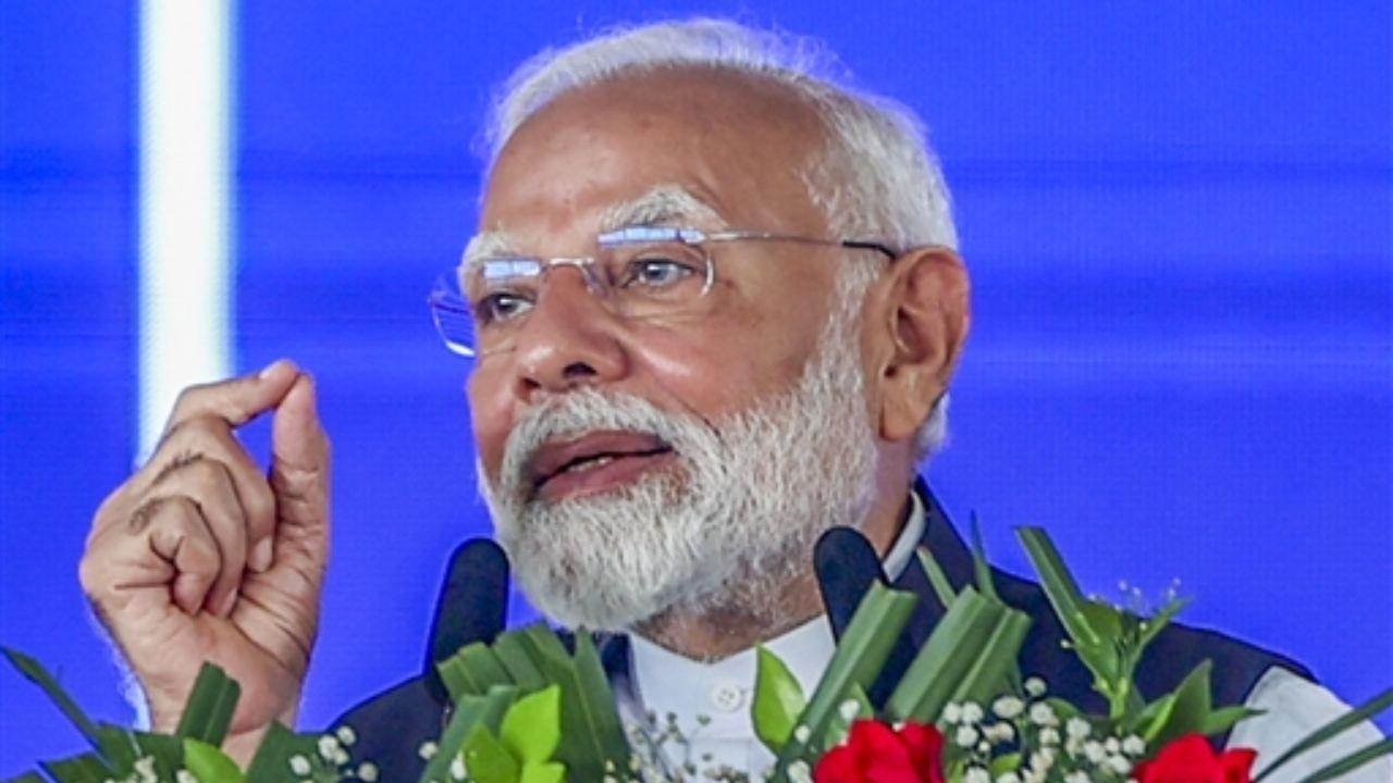 PM Modi during Jalgaon rally says crimes against women is unpardonable sin