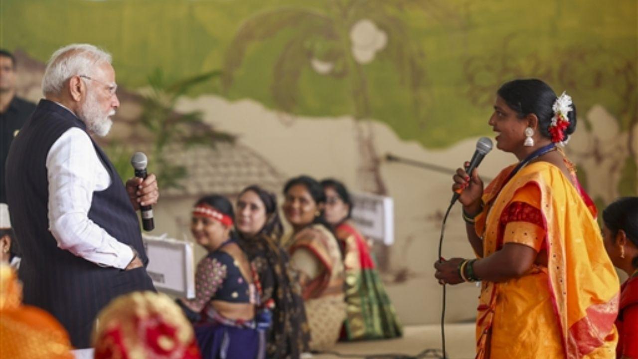 Modi emphasised the vital role women play in India’s economic growth, noting that their participation in programmes like Jan Dhan and Mudra has significantly contributed to the country’s development. He pointed out that 70 per cent of Mudra scheme beneficiaries are women, many of whom have successfully repaid their loans.