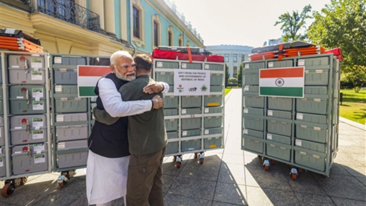 As part of the initiative, a team of Indian experts has been deployed to Ukraine to provide training on operating the BHISHM Cubes. This support ensures that Ukrainian personnel can effectively use the equipment and handle emergency medical situations.