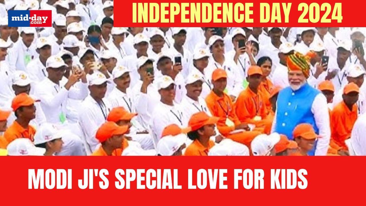 Independence Day 2024: PM Modi's fun moment with kids