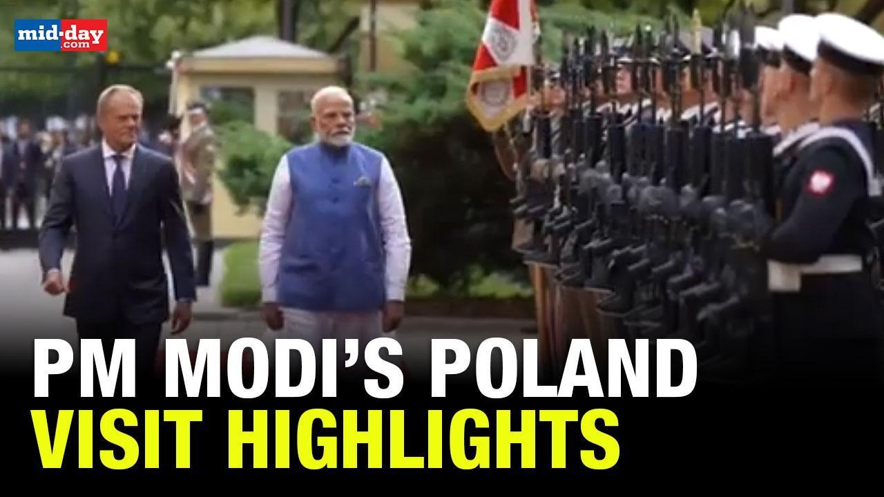 PM Modi’s Poland Visit: Watch the highlights from the ‘special visit’