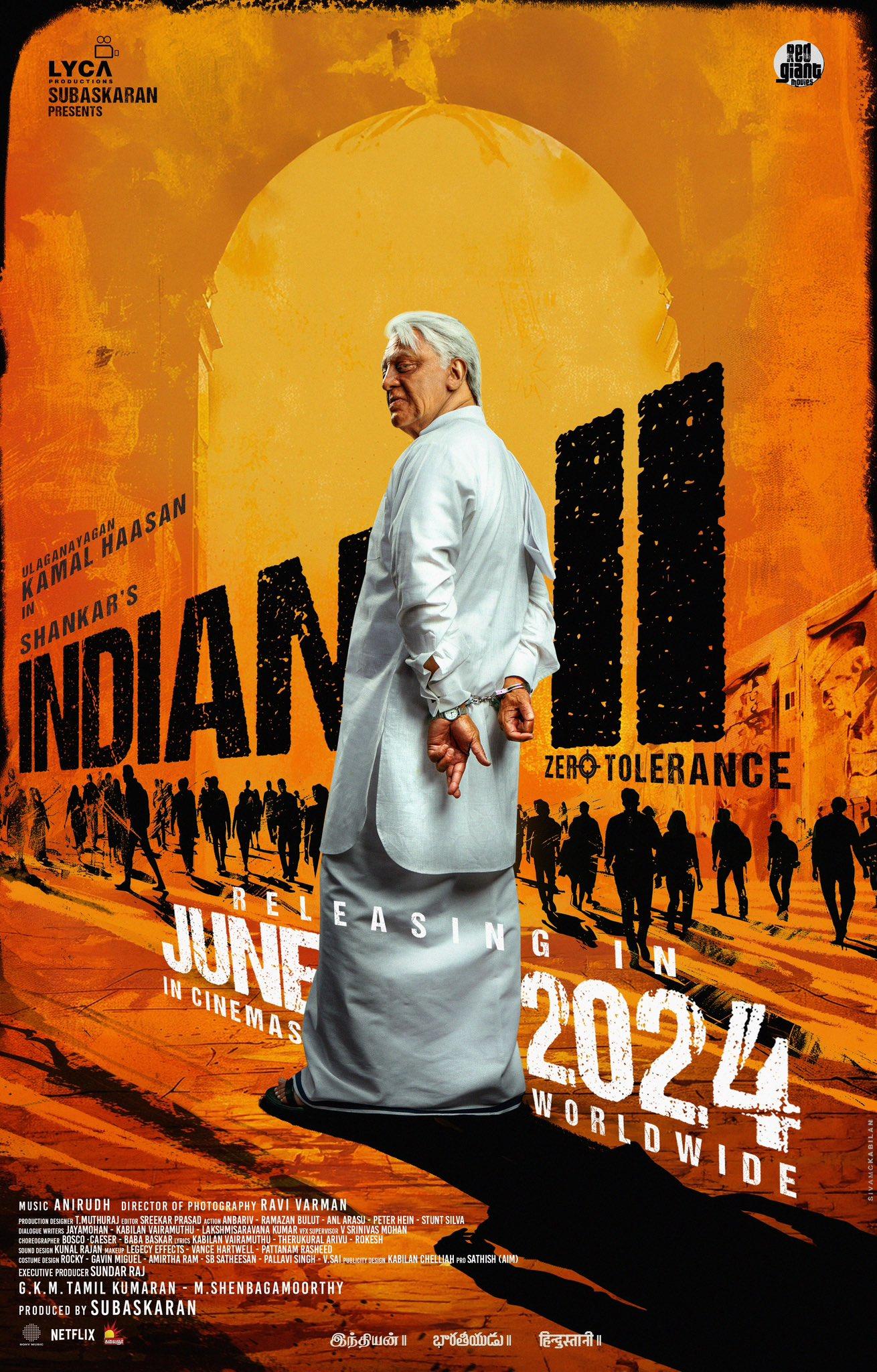 Indian 2 (Netflix) - August 2 (may get delayed)Senapathy, a former freedom fighter turned vigilante, returns to the country to help a young man expose corrupt politicians online.  