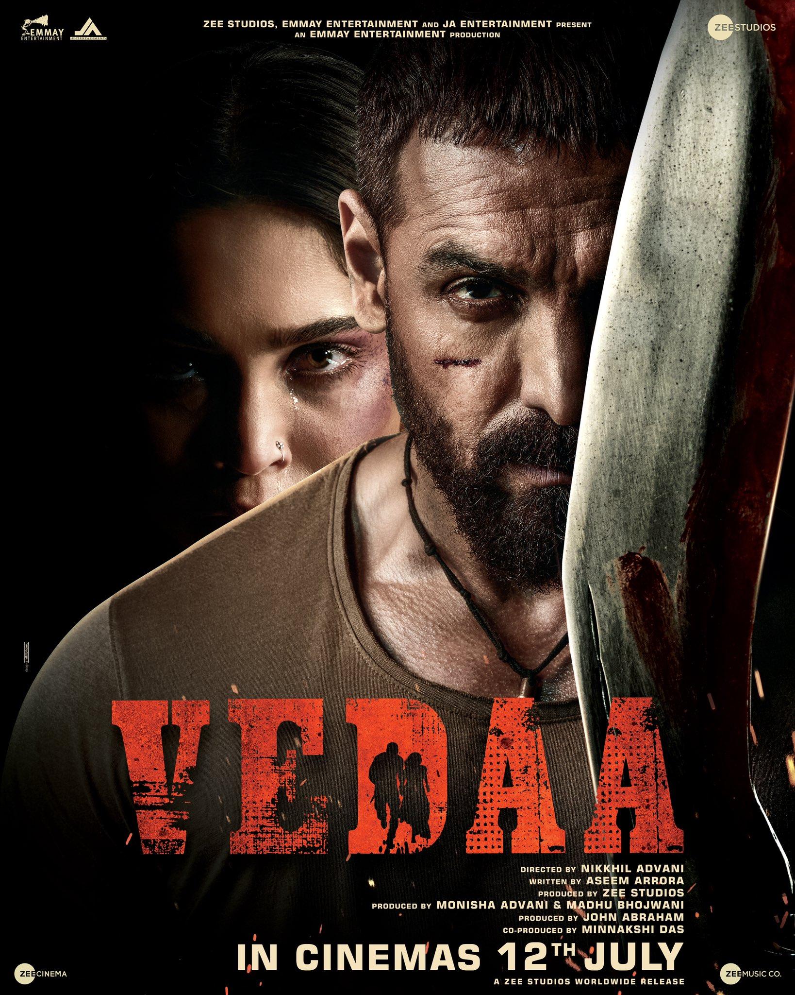 Vedaa (Theatre Release) - August 15Starring John Abraham and Sharvari Wagh, this action film tells the story of a young woman standing up against a repressive system.