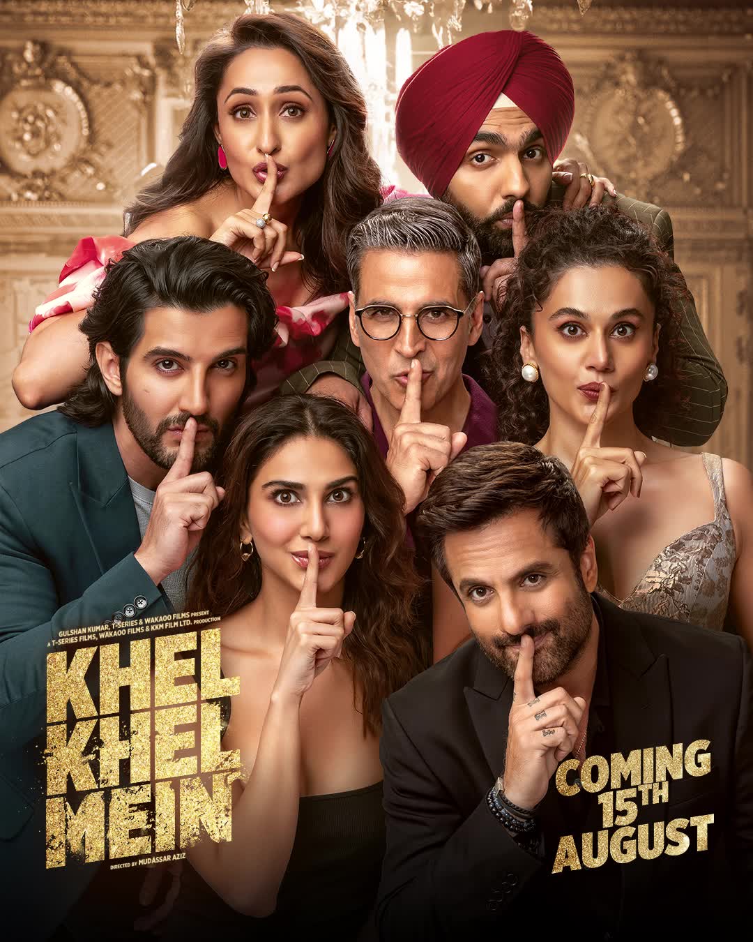 Khel Khel Mein (Theatre Release) - August 15Featuring Akshay Kumar, Fardeen Khan, and Taapsee Pannu, this film is a remake of the 2016 Italian comedy thriller 