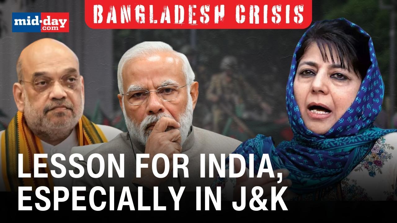 Bangladesh crisis a lesson for India, especially J&K: Mehbooba Mufti warns Gov.