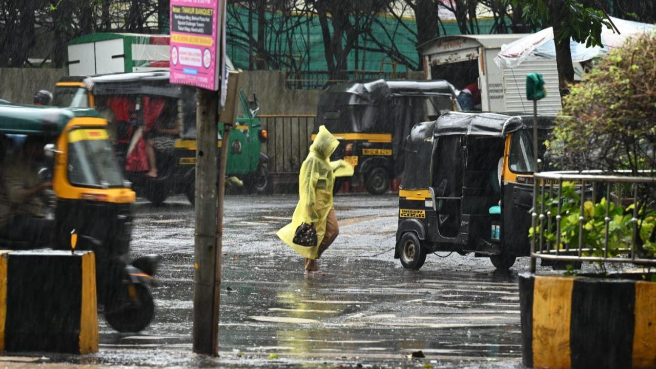 Meanwhile, vegetable vendors pushed their handcarts even as the rains continued their onslaught. 