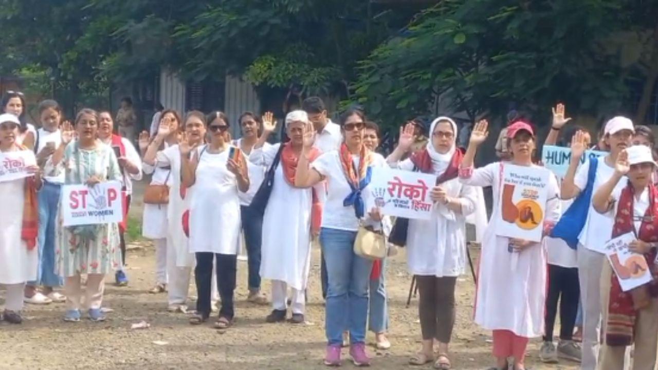 The rape and murder of a female doctor in Kolkata have sparked nationwide protests, with doctors across India demanding justice. Pics/Sameer Syyed Abedi