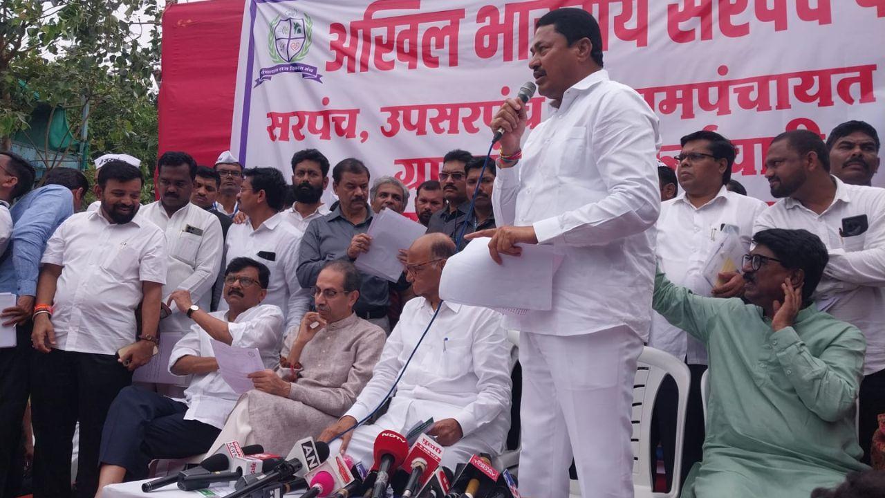 Uddhav, Pawar criticise Shinde govt over Shivaji Maharaj statue collapse
